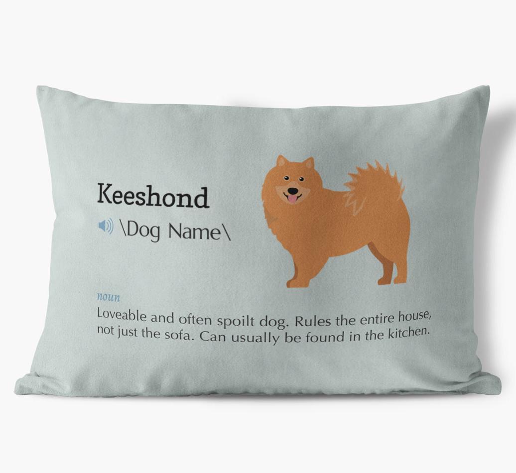Definition: Personalized {breedFullName} Soft Touch Pillow