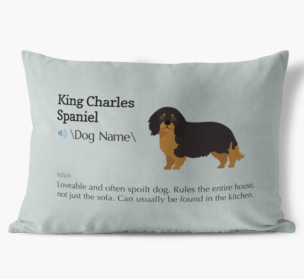 Definition: Personalized {breedFullName} Soft Touch Pillow