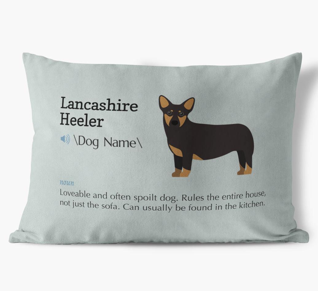 Definition: Personalized {breedFullName} Soft Touch Pillow