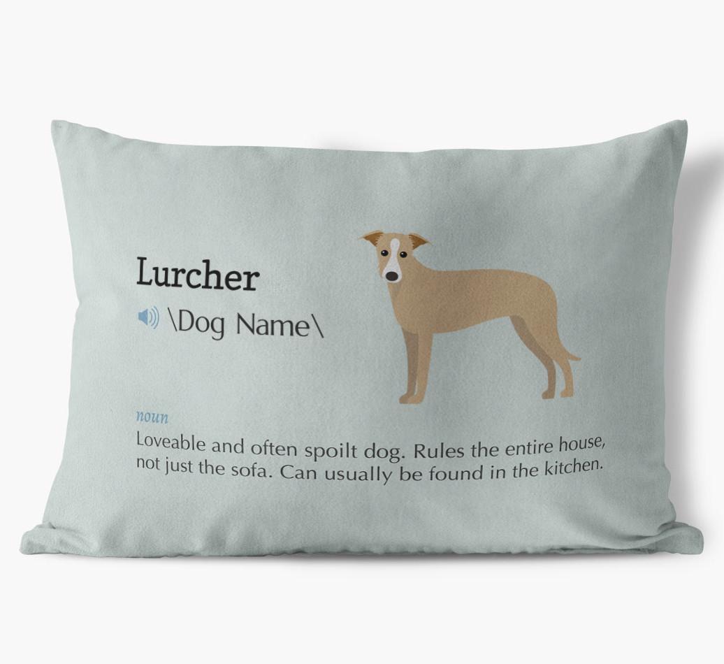 Definition: Personalized {breedFullName} Soft Touch Pillow