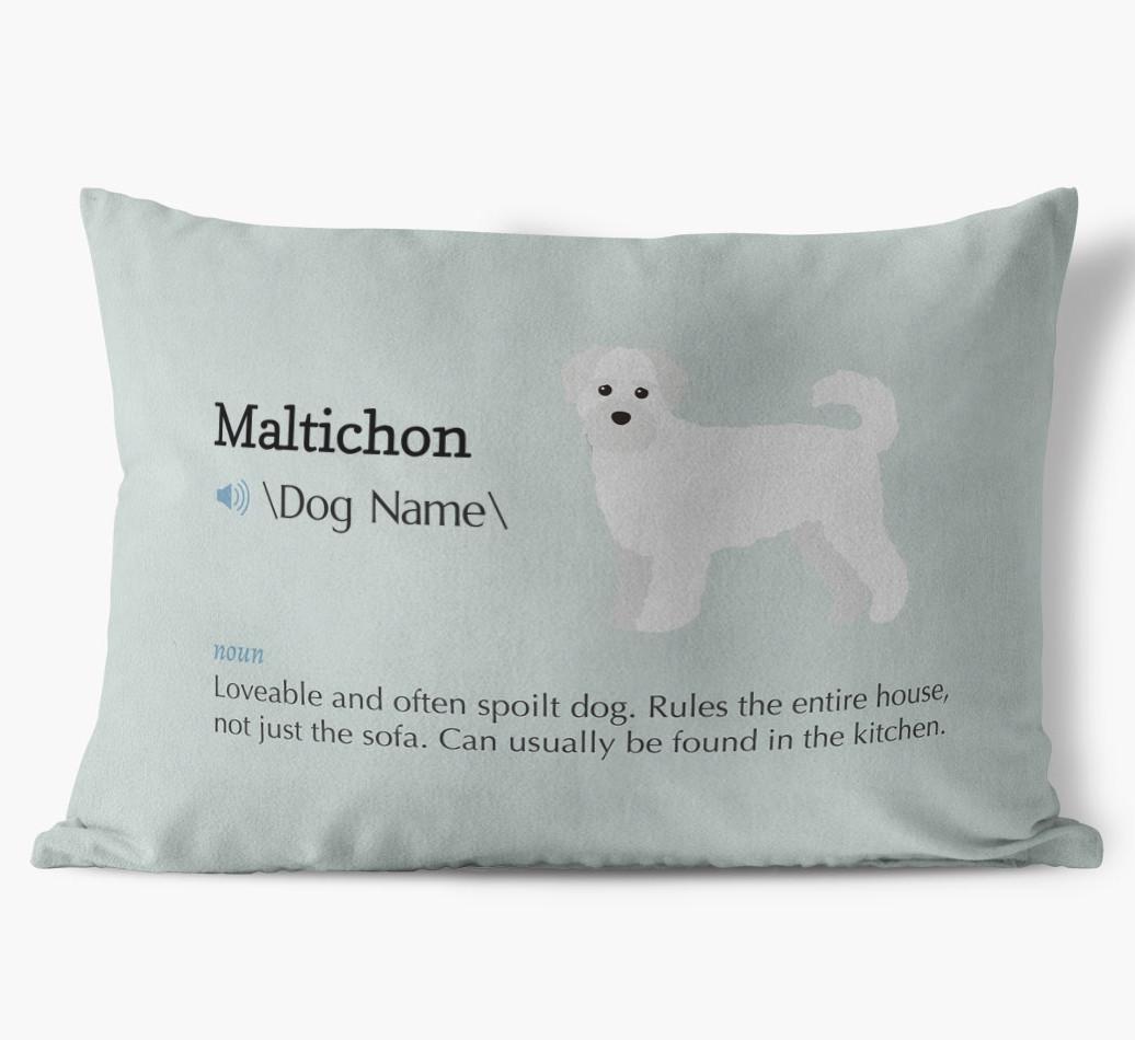 Definition: Personalized {breedFullName} Soft Touch Pillow