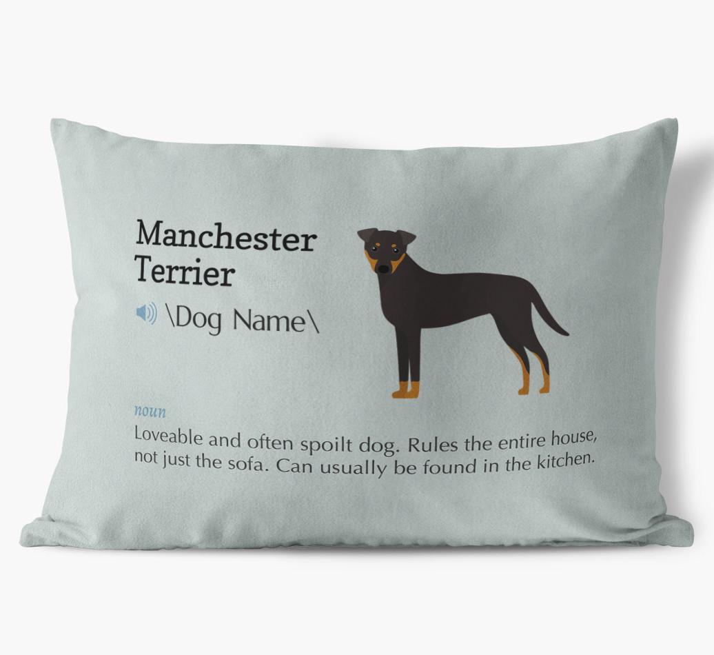 Definition: Personalized {breedFullName} Soft Touch Pillow