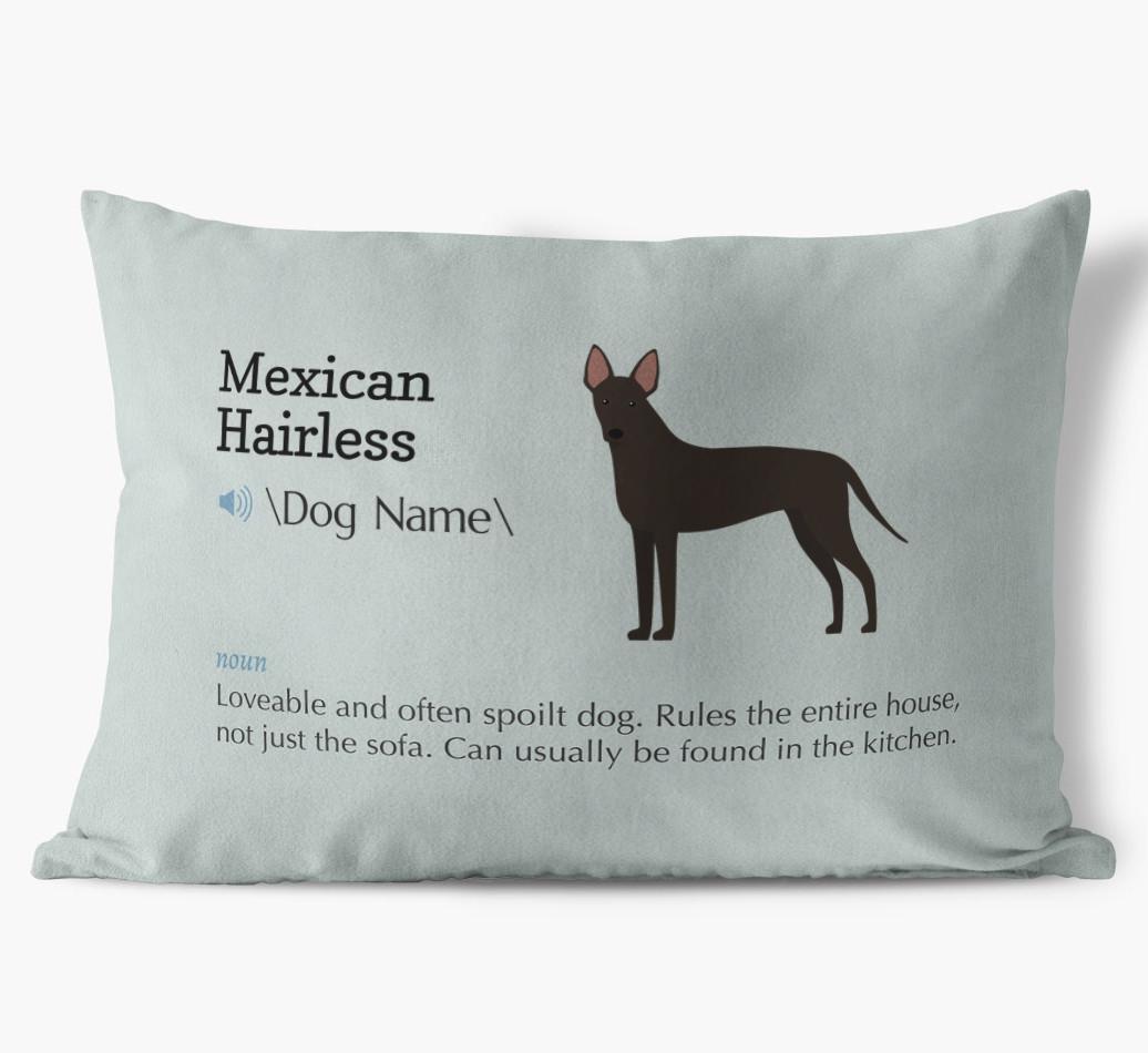 Definition: Personalized {breedFullName} Soft Touch Pillow