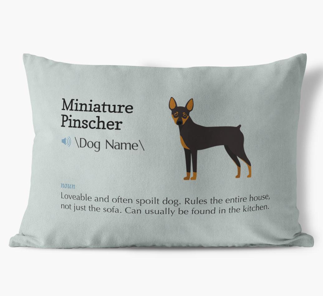 Definition: Personalized {breedFullName} Soft Touch Pillow