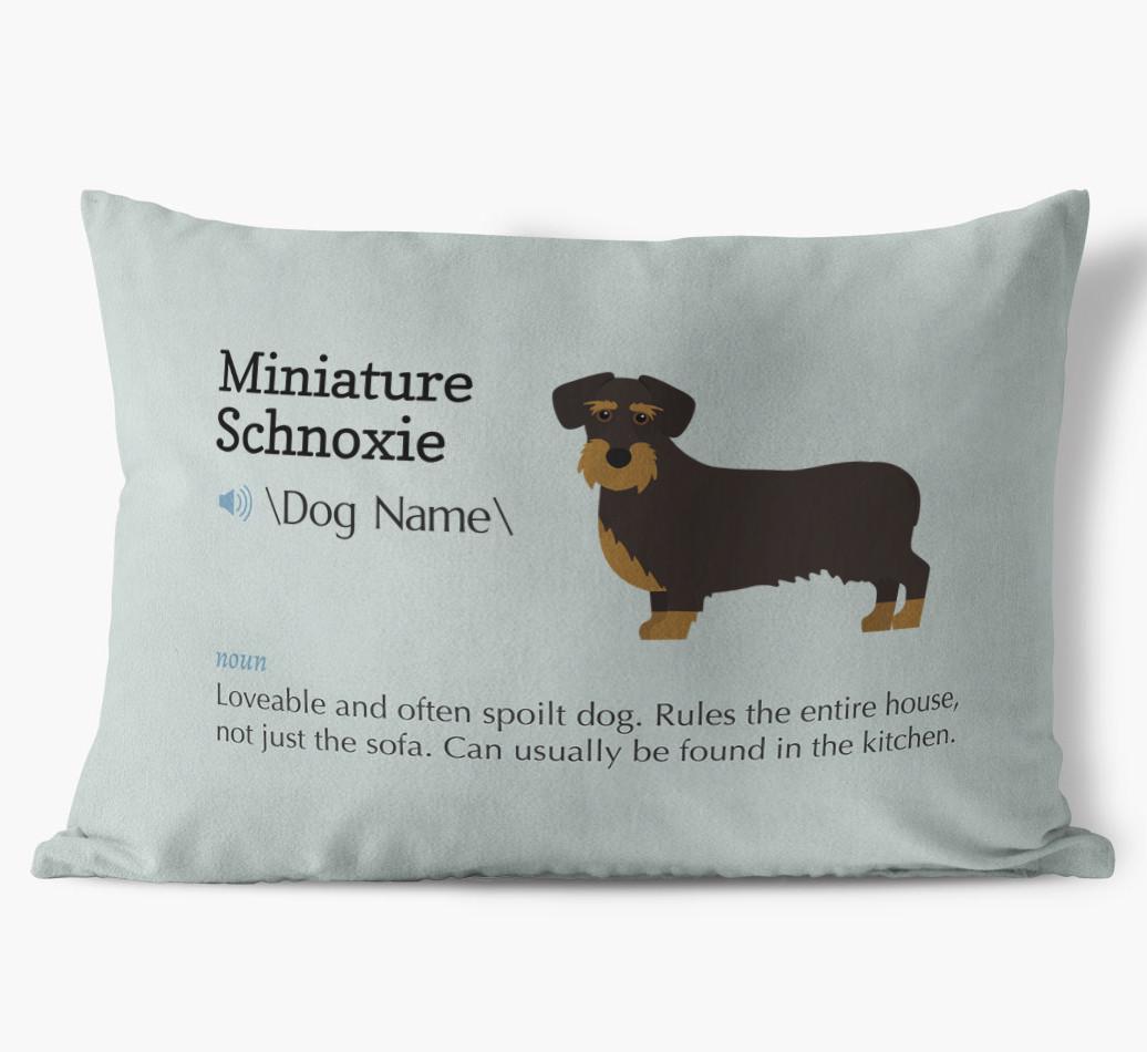 Definition: Personalized {breedFullName} Soft Touch Pillow