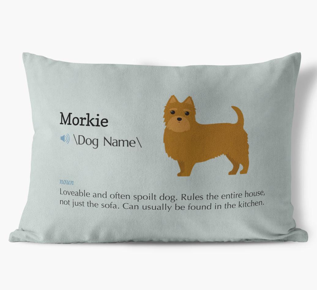 Definition: Personalized {breedFullName} Soft Touch Pillow