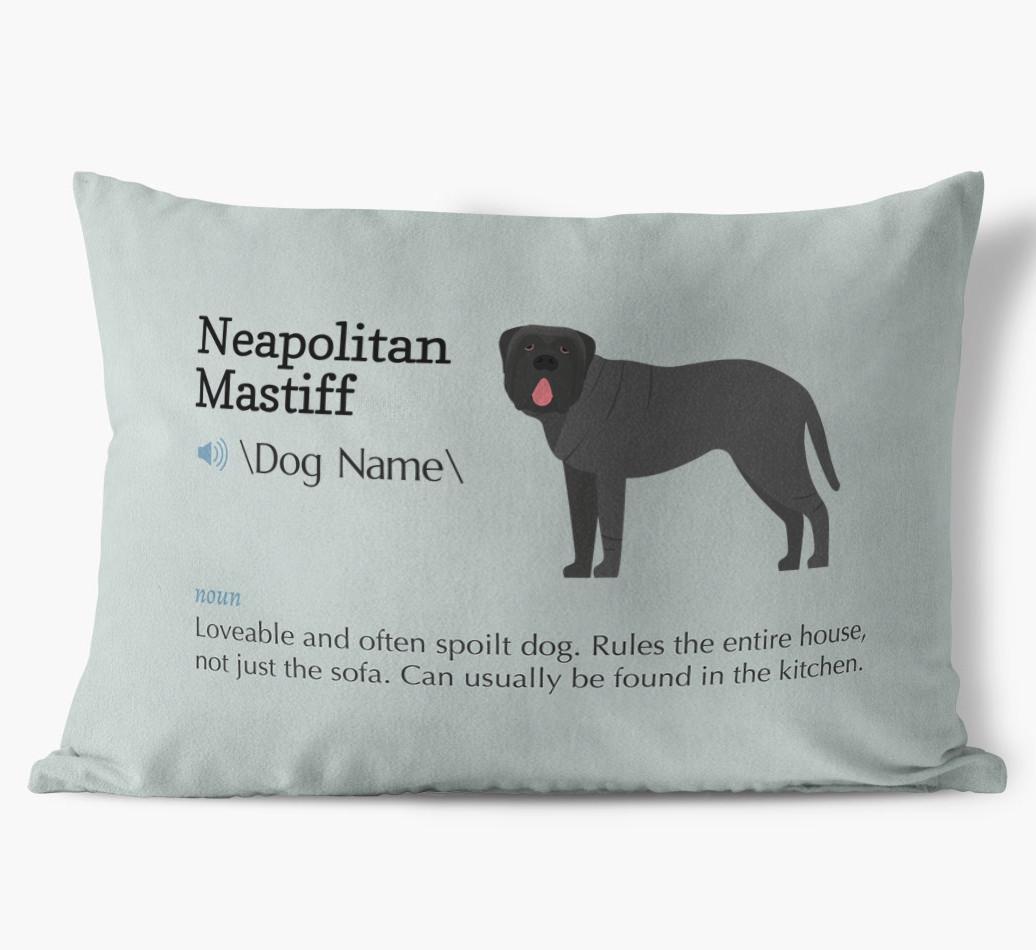 Definition: Personalized {breedFullName} Soft Touch Pillow