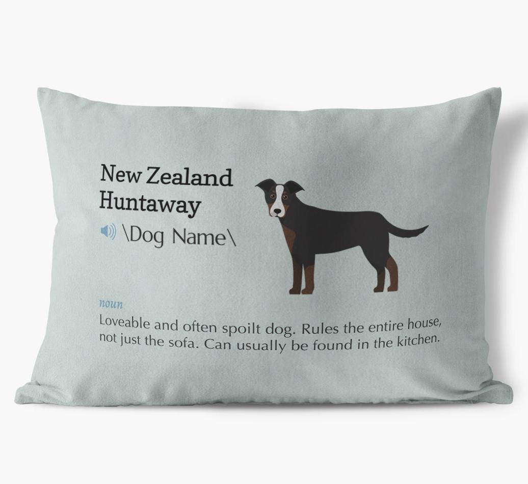 Definition: Personalized {breedFullName} Soft Touch Pillow