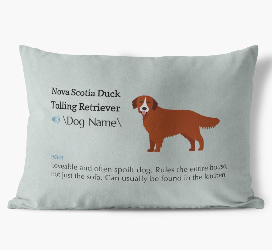 Definition: Personalized {breedFullName} Soft Touch Pillow