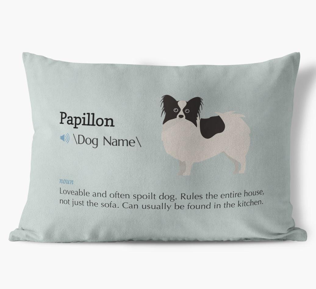 Definition: Personalized {breedFullName} Soft Touch Pillow