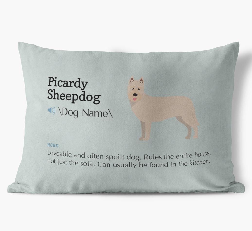 Definition: Personalized {breedFullName} Soft Touch Pillow