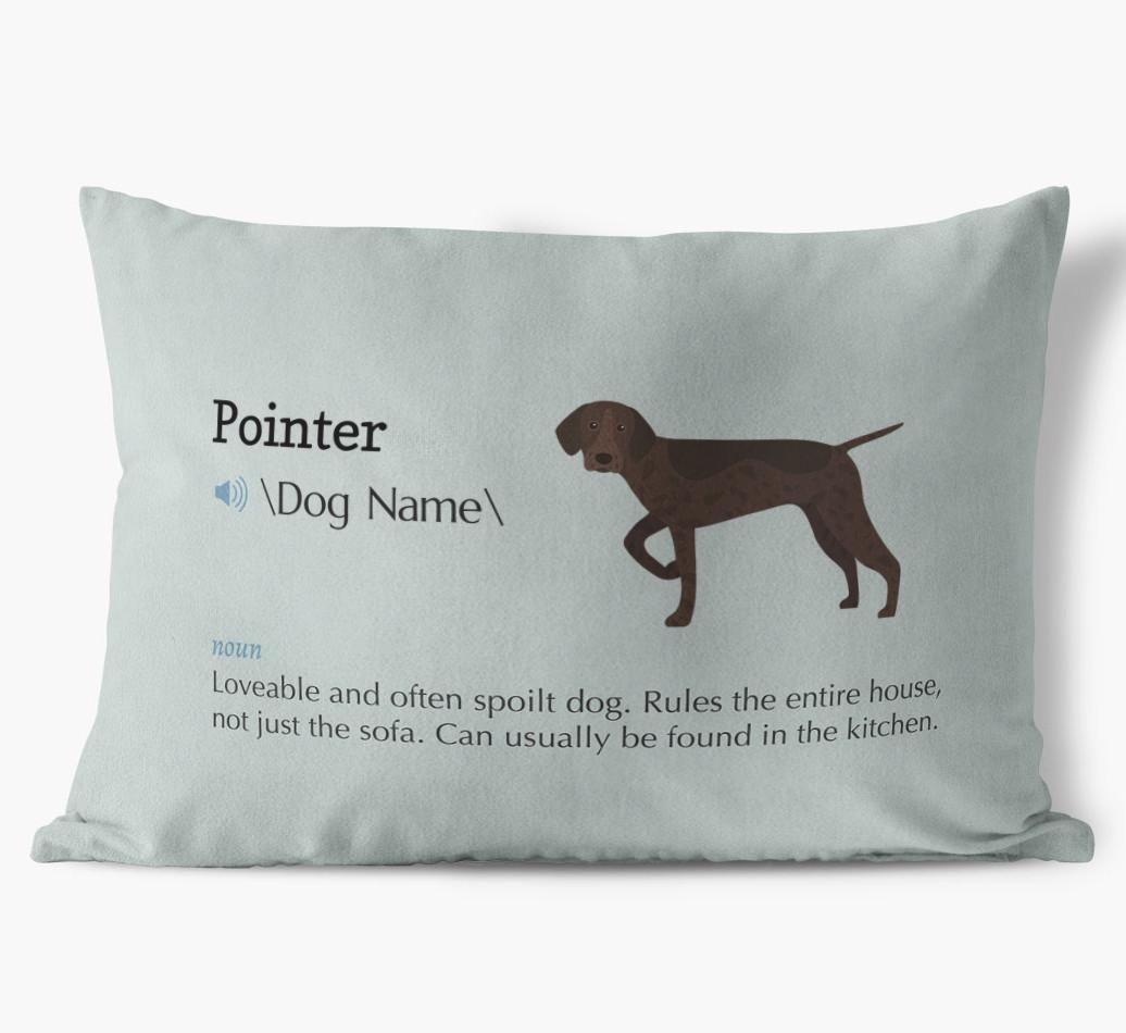 Definition: Personalized {breedFullName} Soft Touch Pillow