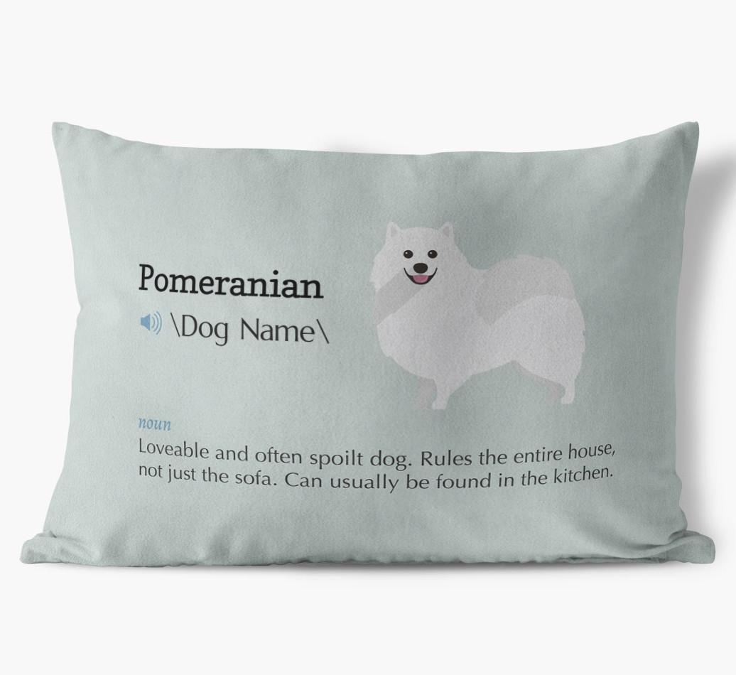 Definition: Personalized {breedFullName} Soft Touch Pillow