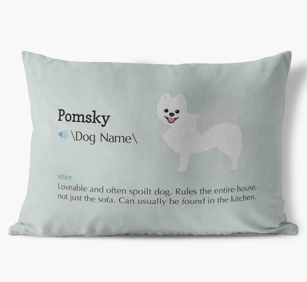 Definition: Personalized {breedFullName} Soft Touch Pillow