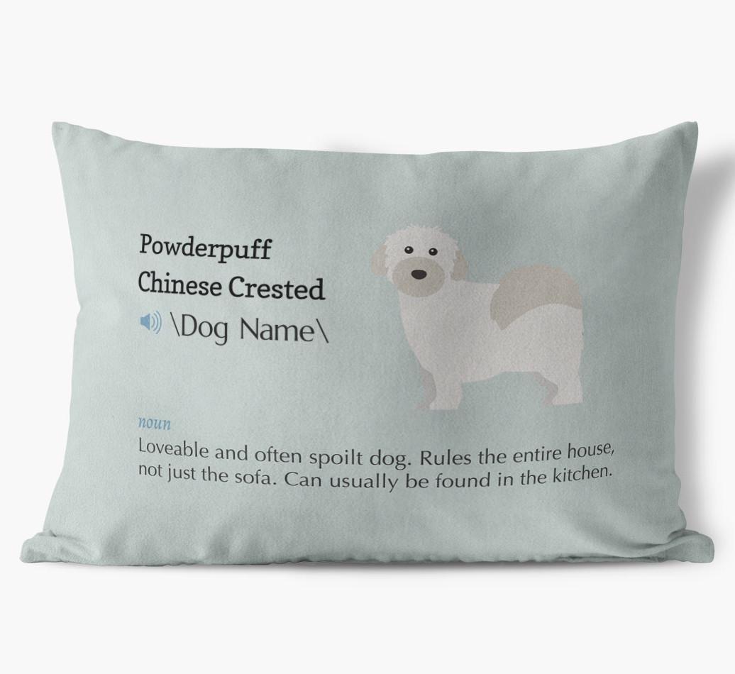 Definition: Personalized {breedFullName} Soft Touch Pillow