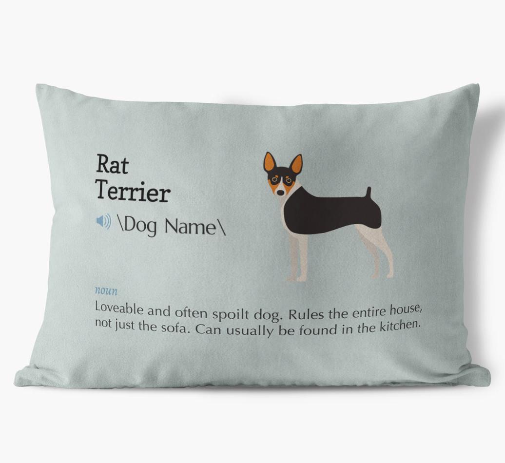 Definition: Personalized {breedFullName} Soft Touch Pillow