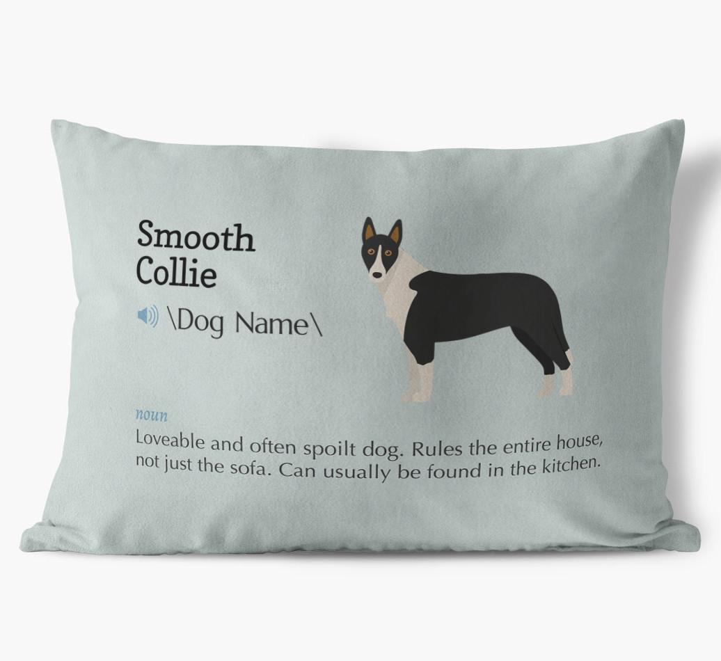 Definition: Personalized {breedFullName} Soft Touch Pillow