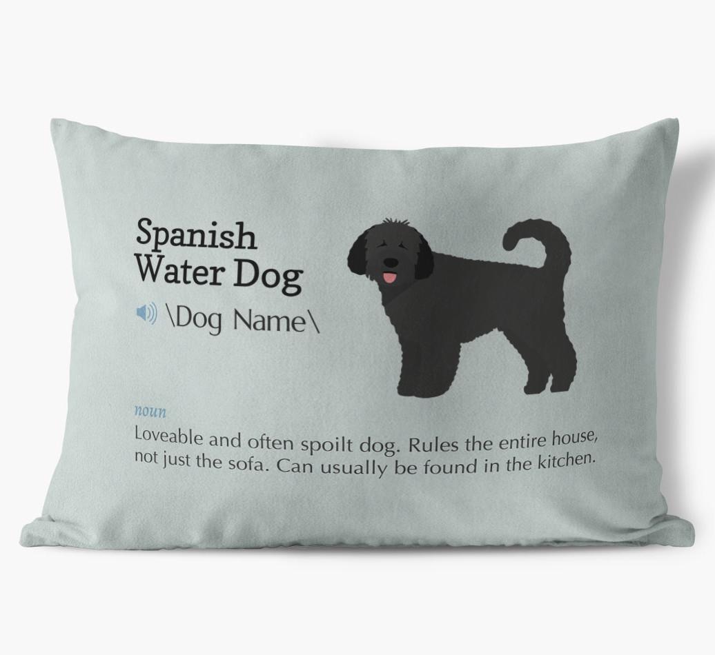 Definition: Personalized {breedFullName} Soft Touch Pillow