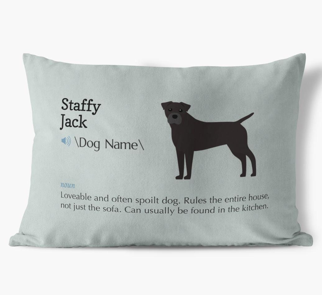 Definition: Personalized {breedFullName} Soft Touch Pillow