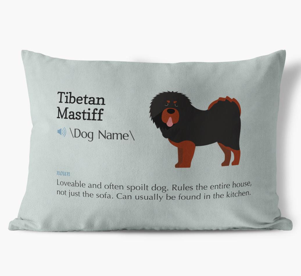 Definition: Personalized {breedFullName} Soft Touch Pillow