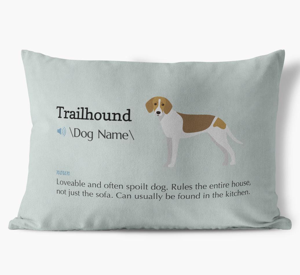 Definition: Personalized {breedFullName} Soft Touch Pillow