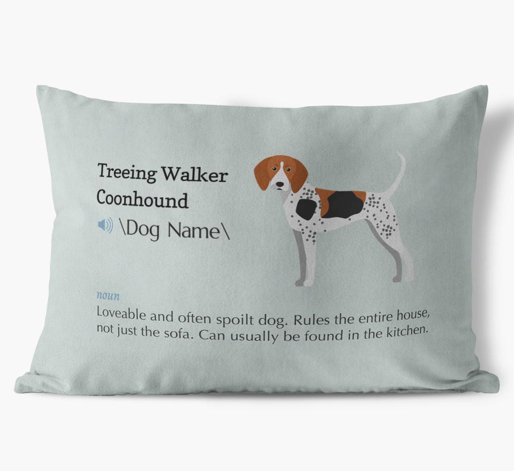 Definition: Personalized {breedFullName} Soft Touch Pillow