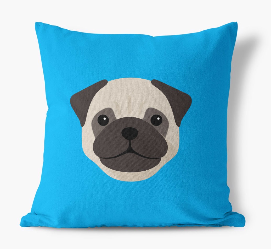 {breedFullName} Icon: Personalised Canvas Cushion
