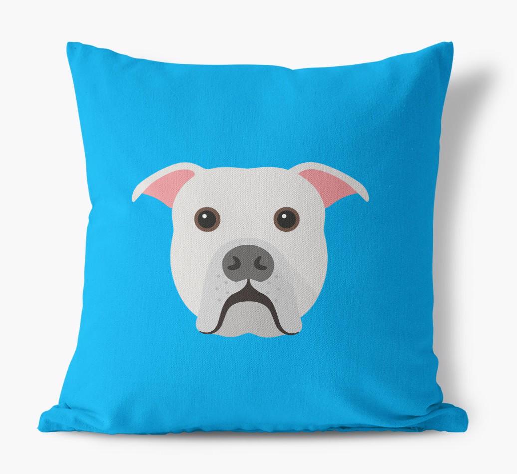 {breedFullName} Icon: Personalized Canvas Pillow