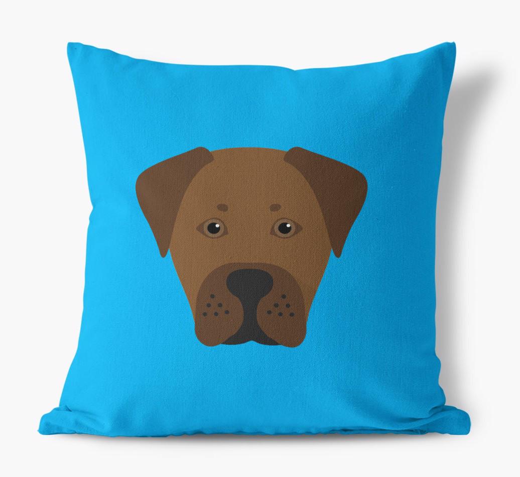 {breedFullName} Icon: Personalized Canvas Pillow