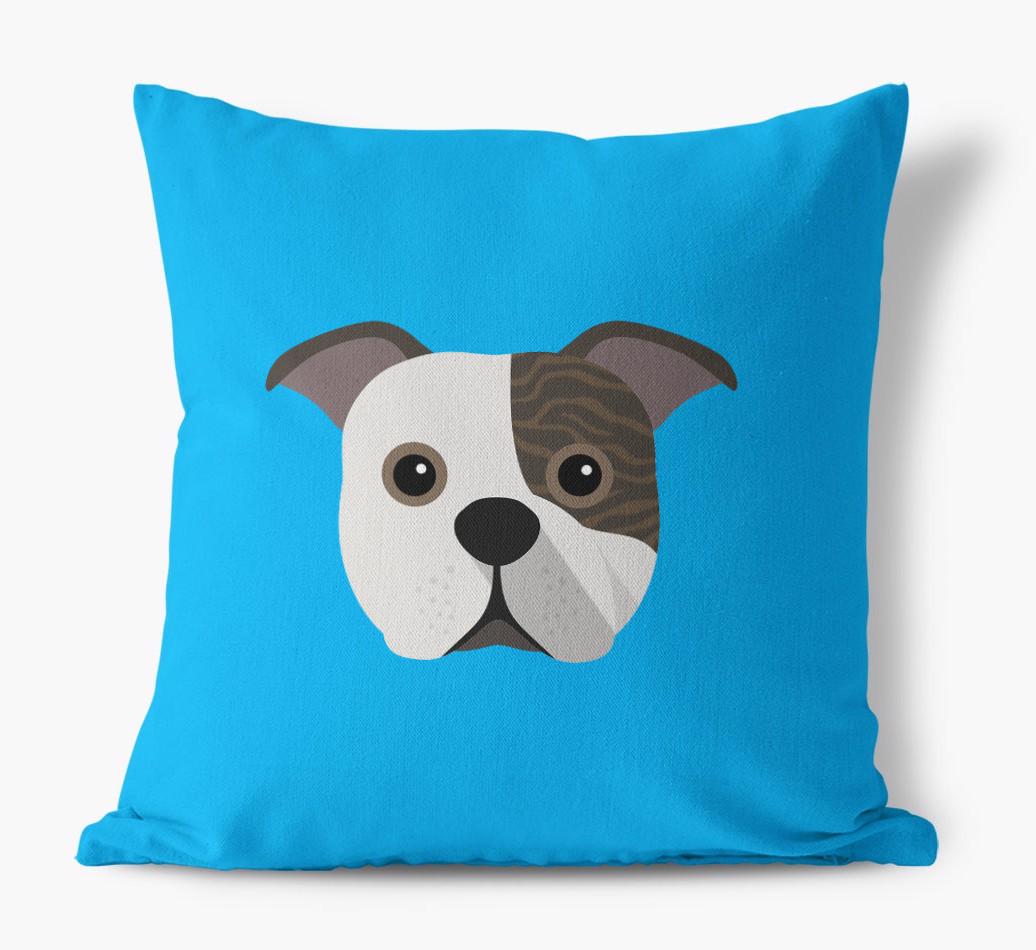 {breedFullName} Icon: Personalized Canvas Pillow