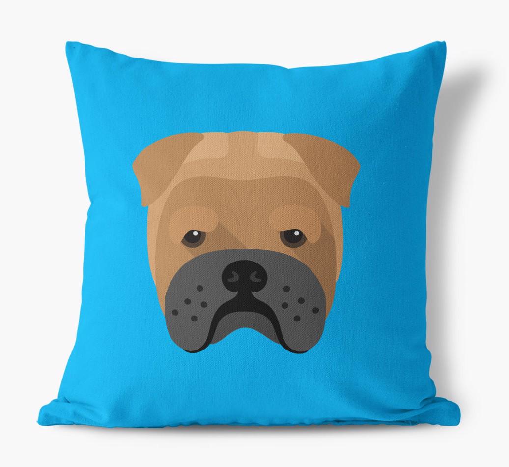 {breedFullName} Icon: Personalized Canvas Pillow