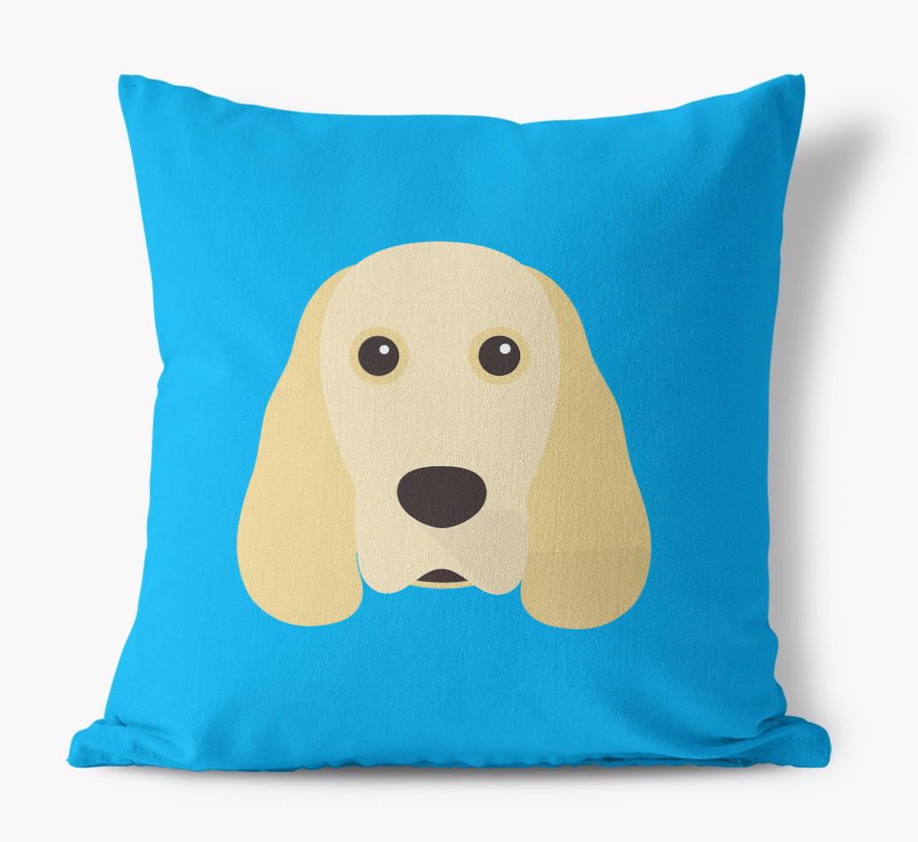 {breedFullName} Icon: Personalized Canvas Pillow