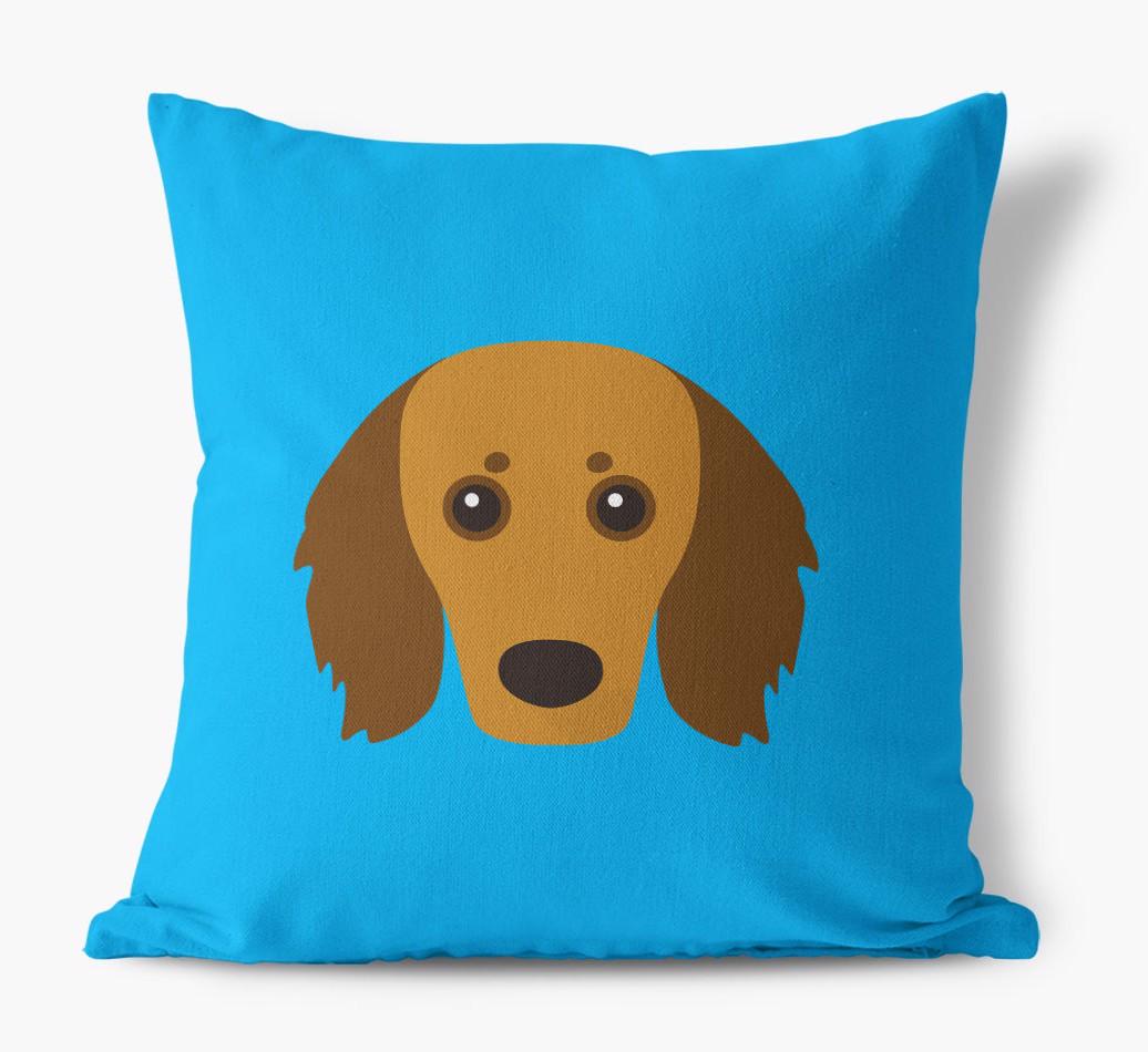 {breedFullName} Icon: Personalized Canvas Pillow