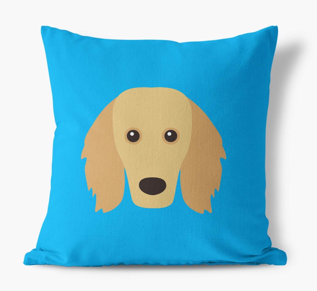 {breedFullName} Icon: Personalized Canvas Pillow