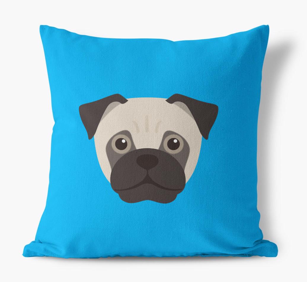 {breedFullName} Icon: Personalized Canvas Pillow