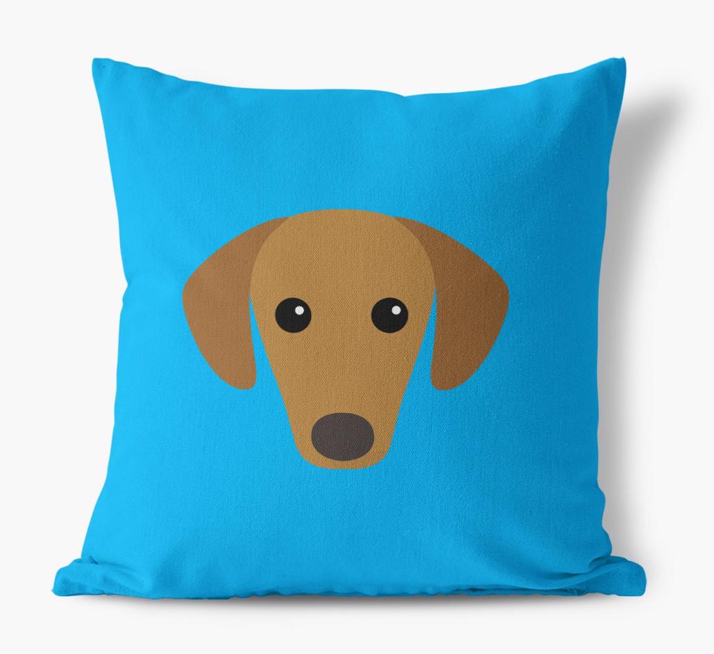 {breedFullName} Icon: Personalized Canvas Pillow