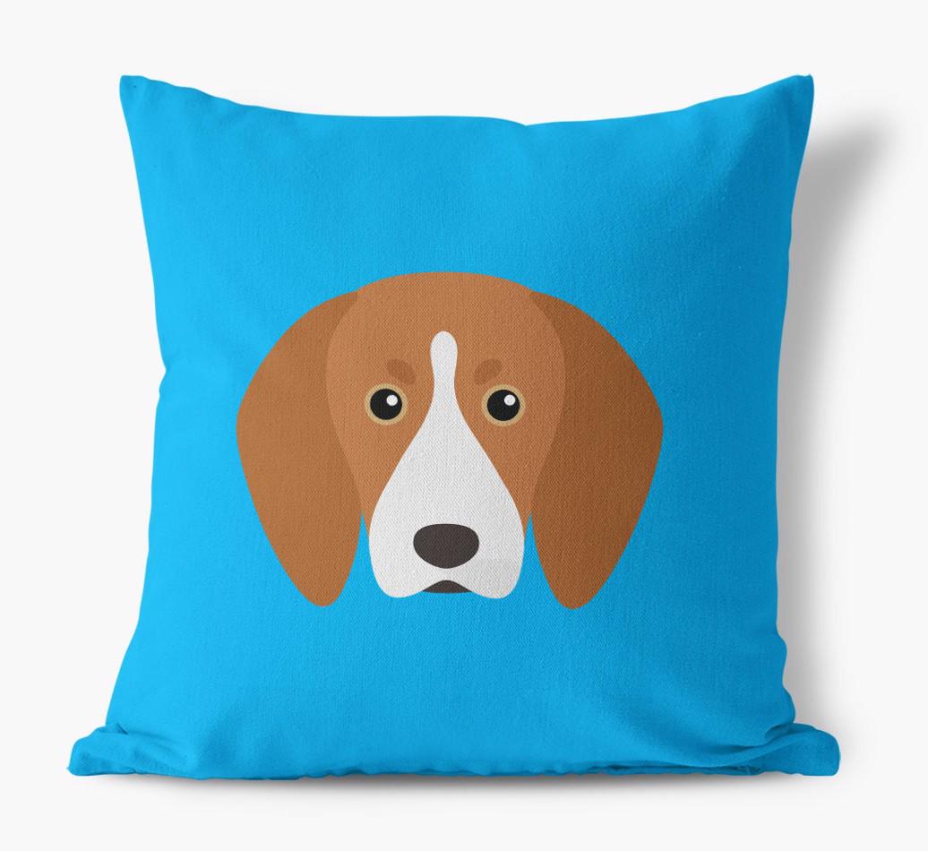 {breedFullName} Icon: Personalized Canvas Pillow