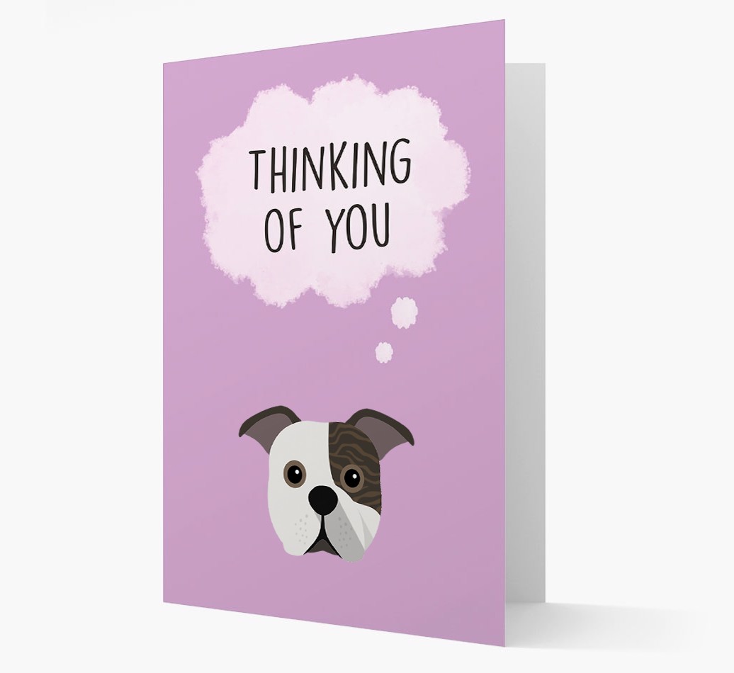 'Thinking of You' Card with {breedFullName} Icon