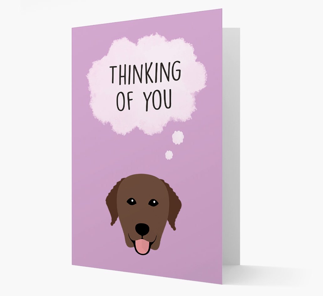'Thinking of You' Card with {breedFullName} Icon