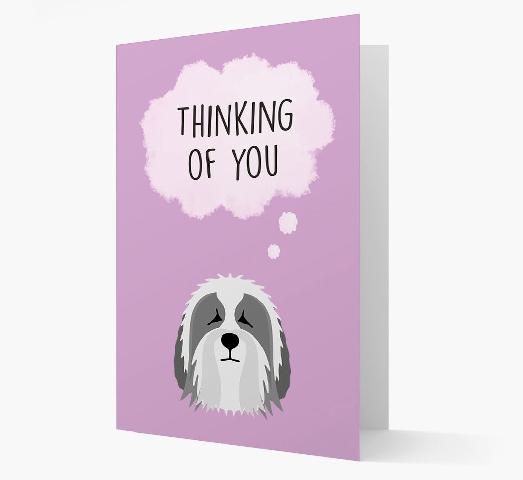 'Thinking of You' Card with {breedFullName} Icon