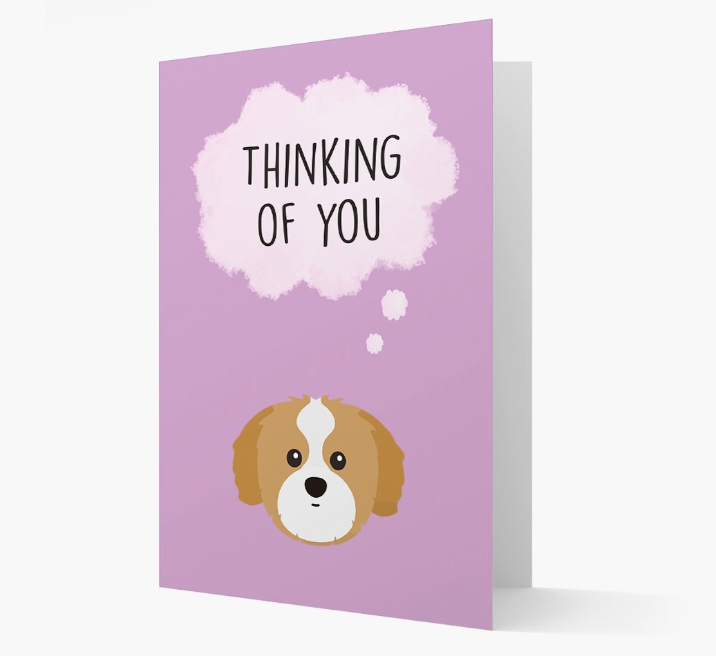 'Thinking of You' Card with {breedFullName} Icon