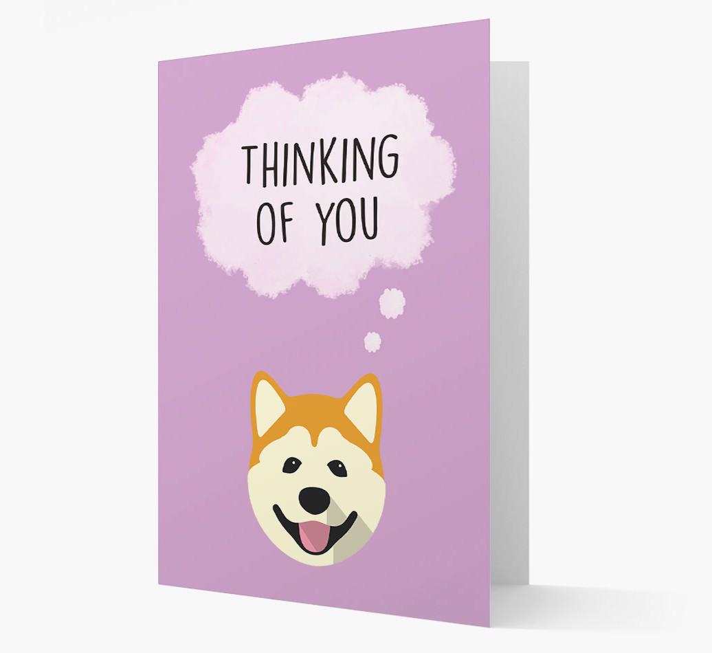 'Thinking of You' Card with {breedFullName} Icon