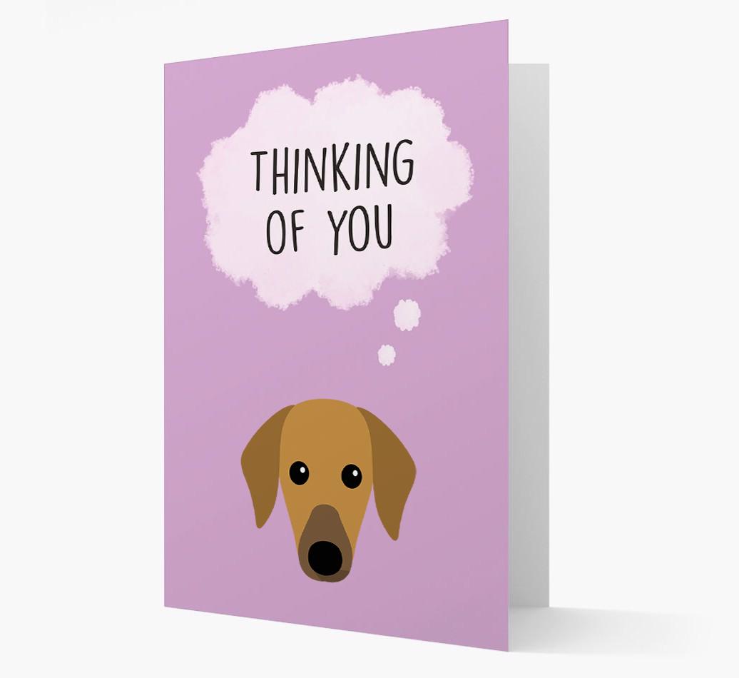 'Thinking of You' Card with {breedFullName} Icon