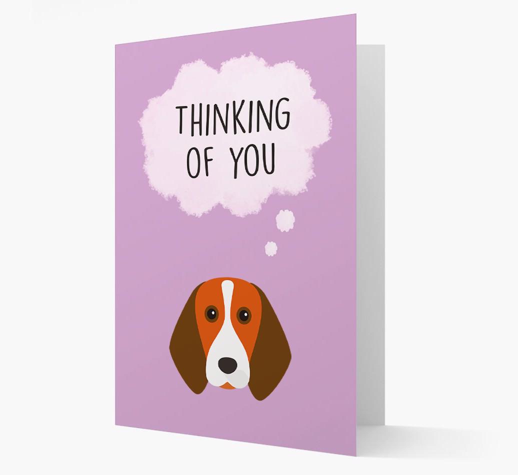 'Thinking of You' Card with {breedFullName} Icon