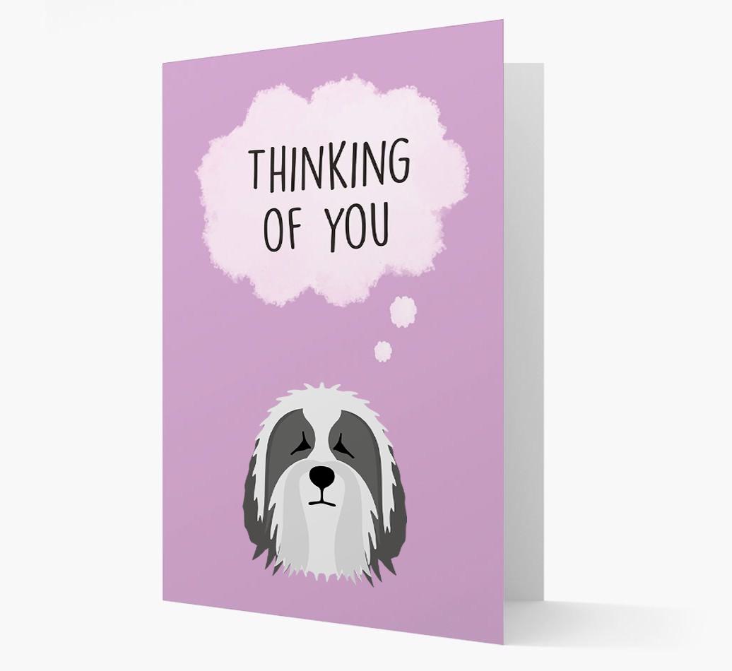 'Thinking of You' Card with {breedFullName} Icon