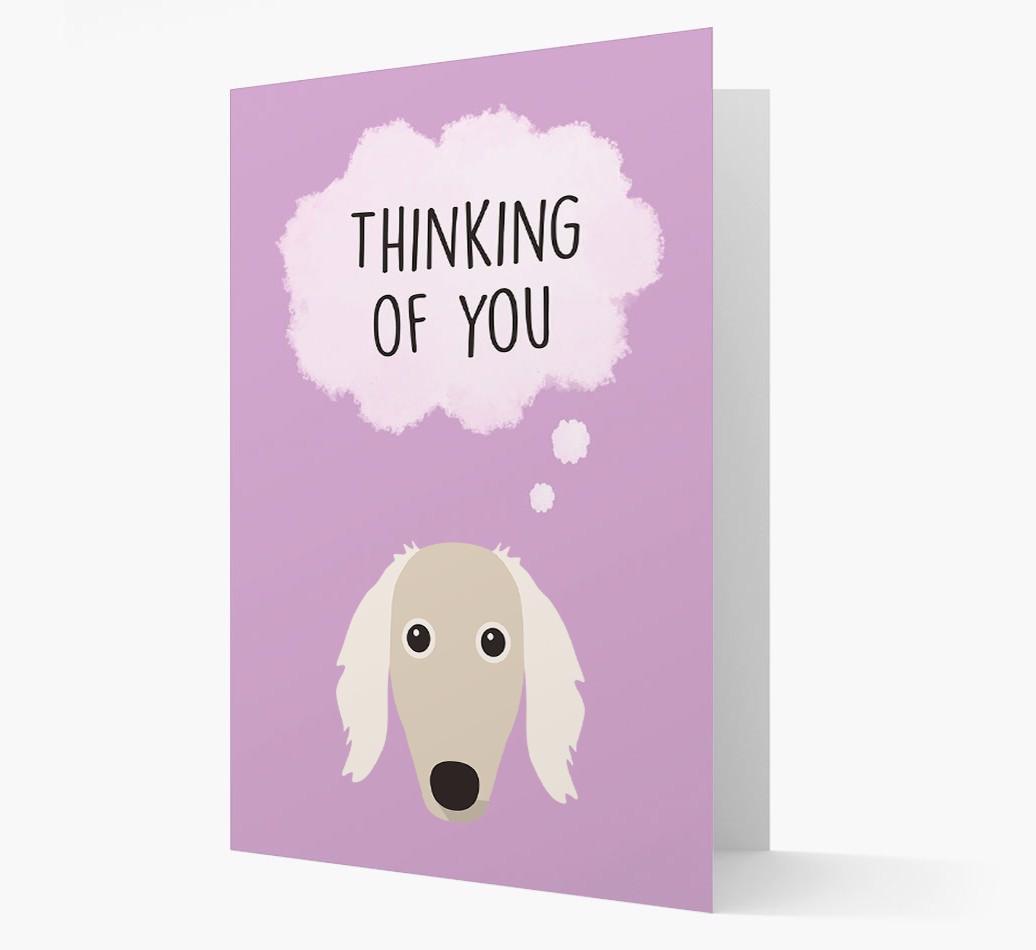 'Thinking of You' Card with {breedFullName} Icon