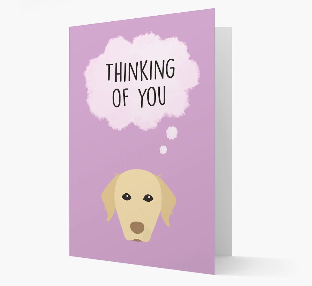 'Thinking of You' Card with {breedFullName} Icon