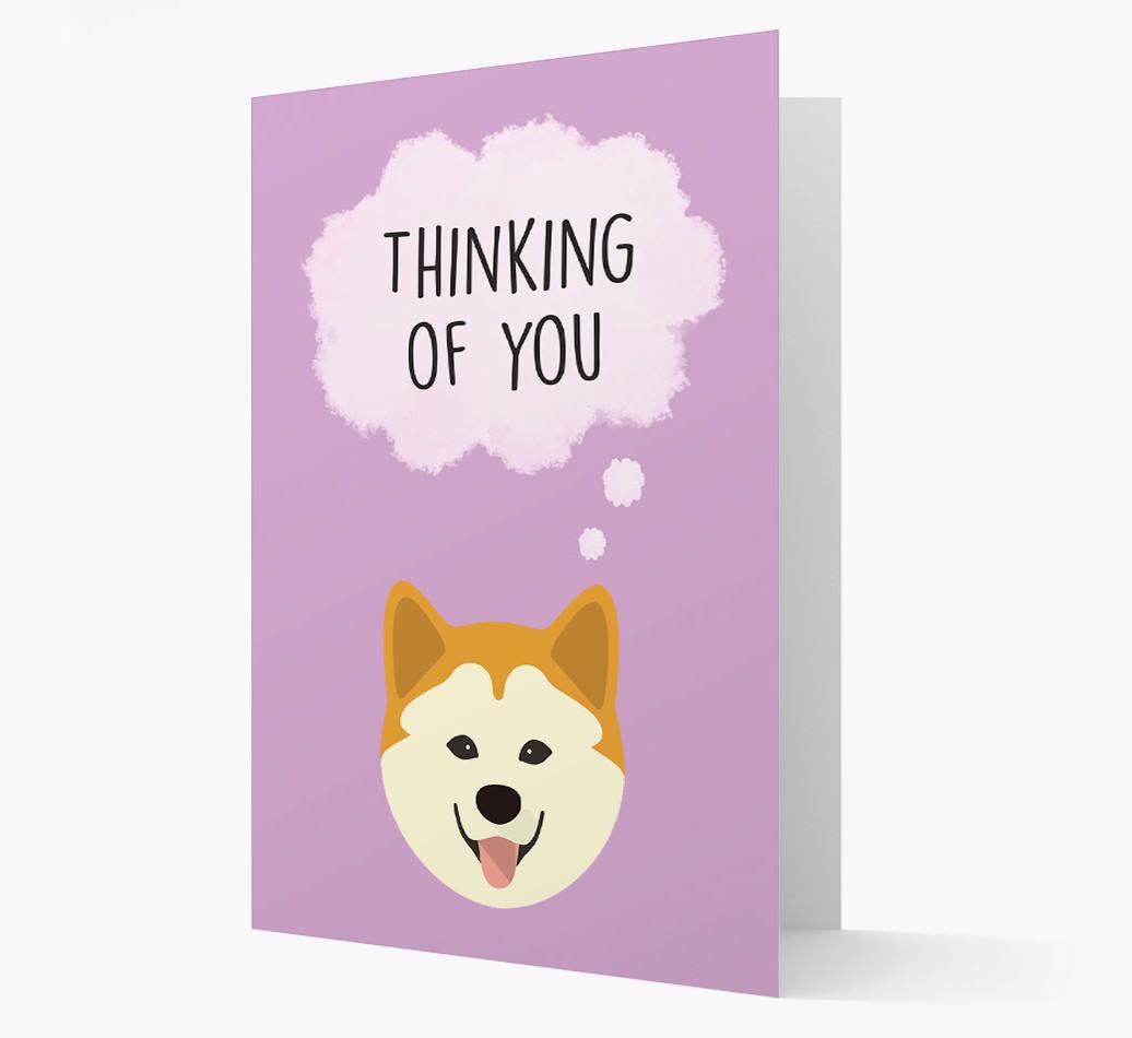 'Thinking of You' Card with {breedFullName} Icon