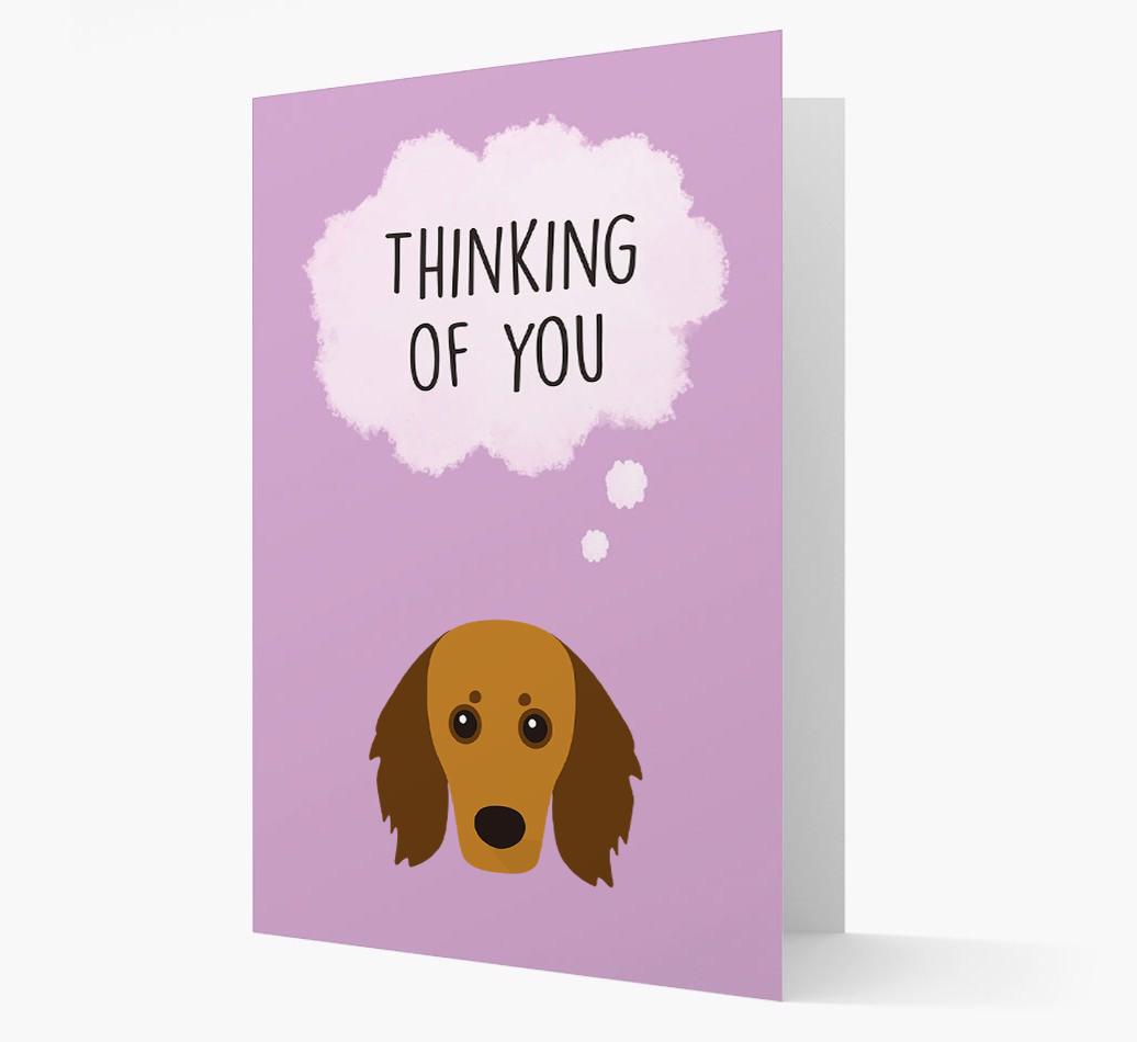 'Thinking of You' Card with {breedFullName} Icon