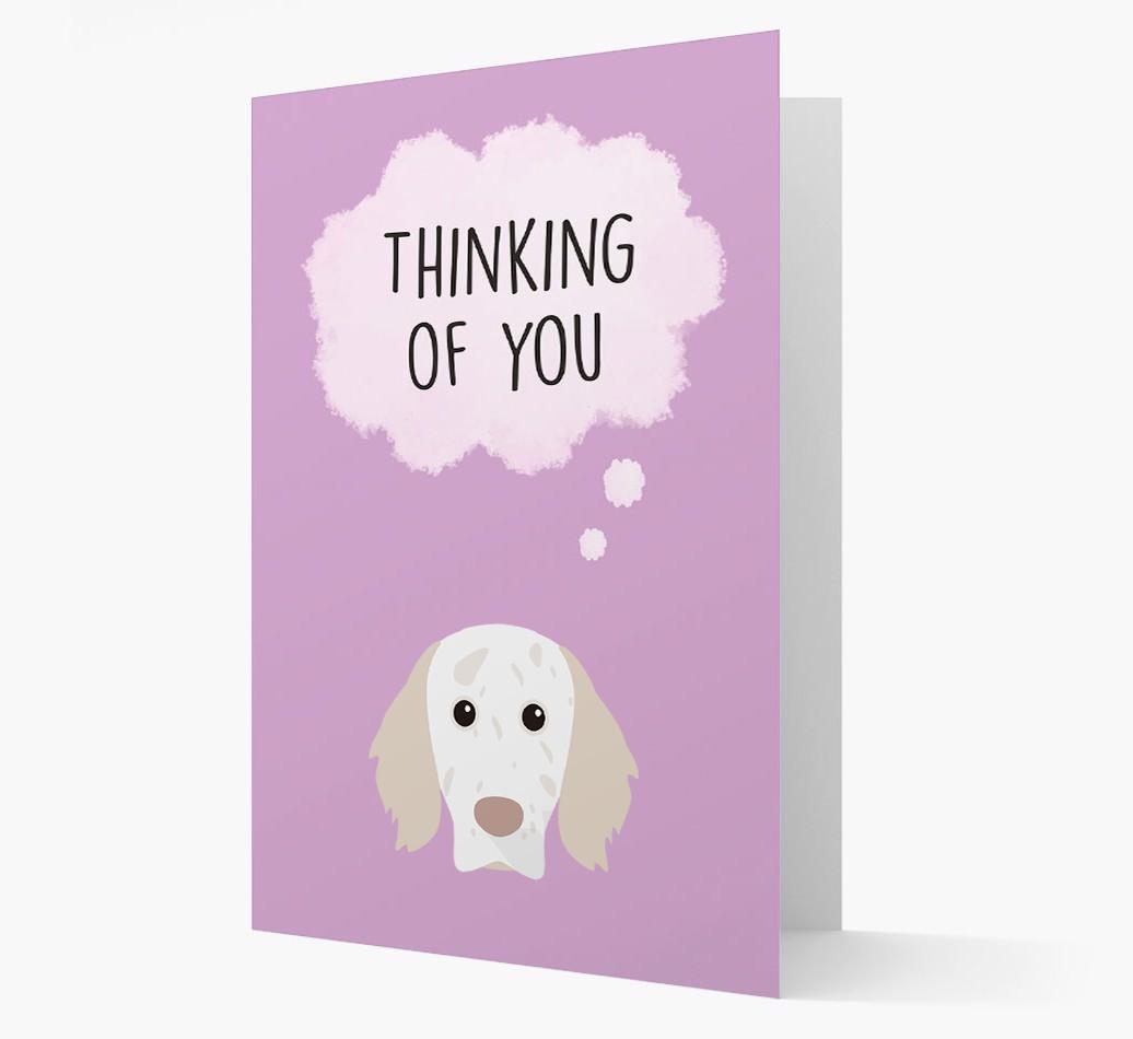 'Thinking of You' Card with {breedFullName} Icon